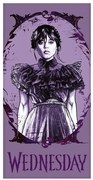 Wednesday Purple fürdőlepedő, strand törölköző 70x140cm