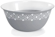 STEFANPLAST Műanyag tál Tosca átmérő 19 cm fehér/szürke