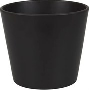 Kerámia fedél Fekete Matt virágcserép 13,5x15,5 cm