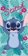 Disney Lilo és Stitch, A csillagkutya Happy fürdőlepedő, strand törölköző 70x140cm (Fast Dry)