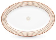 Porcelán ovális kínáló tálca 36×24,5 cm Imperial Pozzi Milano