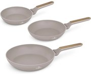 BerlingerHaus Taupe Nordic titánbevonatú serpenyőszett, 3 db