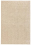bézs rövid szálú szőnyeg 160 x 230 cm