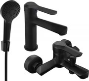 Mexen Sabre R05 fürdőkád szett, fekete - 72103R05-70