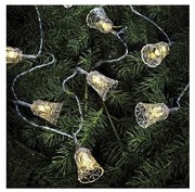 Markslöjd 703237 - LED Karácsonyi lánc BELL 10xLED/0,5W/4,5V