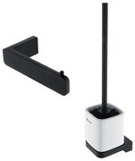 NIMCO MAC készlet-94KN-90 - Falra szerelhető WC kefe és wc papír tartó MAYA