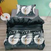 Pamut ágyneműhuzat DARNELLE sötétszürke Ágyneműhuzat mérete: 70 x 90 cm | 140 x 200 cm