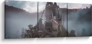 Kép - Eltz-kastély, Németország (órával) (90x30 cm)