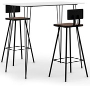 3 részes fehér bárszett