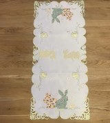 Húsvéti terítő Színes tojások 40x85cm TiaHome