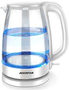 2200W 1,7L üveg elektromos vízforraló