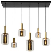 Lucide 45494/06/65 - Csillár zsinóron JOANET 6xE27/40W/230V