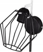 Fali lámpa fekete loft fém Led Kaja Benet