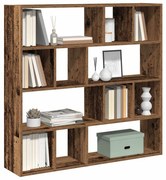 Könyvszekrény/szobaosztó régi fa 105x24x102 cm