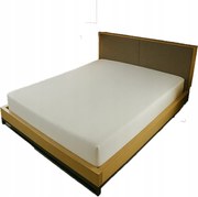 Gumis Jersey Lepedő 100X200 Fehér