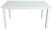 Összecsukható LIAM étkezőasztal, fehér