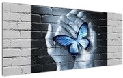 Kép - Pillangó a falon (120x50 cm)