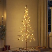 Fából készült Karácsonyfa állvánnyal Barna 210 cm bambusz