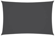 antracitszürke téglalap alakú oxford-szövet napvitorla 5 x 7 m