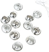 Karácsonyi díszek szett Jingle bells 12 db, ezüst