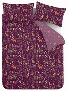 Lila kétszemélyes hosszabbított ágyneműhuzat 230x220 cm Enchanted Twilight – Catherine Lansfield