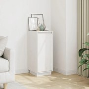 fehér tömör fenyőfa tálalószekrény 31,5 x 34 x 75 cm