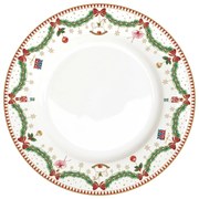 Karácsonyi porcelán lapostányér Magie de Noel