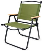 Összecsukható kempingszék zöld