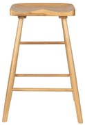 Natúr színű tölgyfa bárszék (ülésmagasság 65,5 cm) Vander – White Label