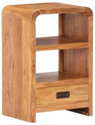 tömör akácfa éjjeli asztal mézszínű felülettel 40 x 30 x 60 cm