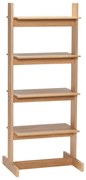 Natúr színű polcos állvány tölgyfa dekorral 59x142 cm Forma – Hübsch
