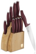 BerlingerHaus Leonardo késkészlet bambuszállv ánnyal, 10 db