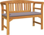 vidaXL Rózsapad Természetes 114 x 46 x 82,5 cm Tömör Akácfa