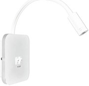 LED flexibilis fali lámpa USB-vel BASE 1xLED/8W + 1xLED/2W/230V fehér