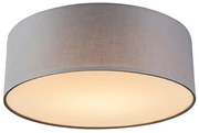 Mennyezeti lámpa szürke 30 cm LED-del - Drum LED