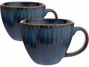 Altom 2 darab jumbo csésze szett Reactive Stripes450 ml