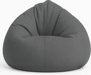 Szürke XL méretű kültéri babzsákfotel