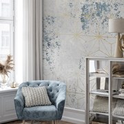 Fotótapéta – Régi kék fal (147x102 cm)