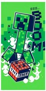 Minecraft Boom fürdőlepedő, strand törölköző 70x140cm