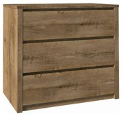 MONTANA K3S komód, Lefkas tölgy