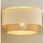 Duolla - Mennyezeti lámpa BOHO 1xE27/15W/230V á. 45 cm bézs/barna