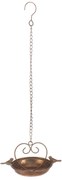Függesztett fém itató Romance, 15 x 15 x 12 cm,szín: réz