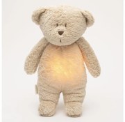 Moonie Moonie - Snuggle buddy dallammal és világítással medvebocs 2.0 organic homokos FBB0412