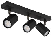 Globo 57918-3B - Spotlámpa JAMES 3xGU10/25W/230V fekete