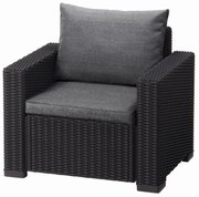 Keter California kerti bútor fotel, grafit, 2 db