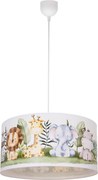 Gyerek csillár KIDS ROOM 1xE27/60W/230V Ø 40 cm dzsungel mintás