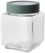 Altom Szögletes üvegedény 500 ml, zöld, fedővel, 500 ml