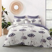 PÚPAVA FIALOVÁ fordítható flanel lepedő DeLuxe A csomag tartalma: 3 készlet csomagolás, A lapok mérete: 140x200 cm