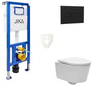 Fali wc szett SAT Brevis könnyűszerkezetes falakba / falsík előtti bez splachovacího okruhu SIKOJSW3