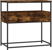 vidaXL füstös tölgy színű szerelt fa tálalóasztal 75x40x75 cm